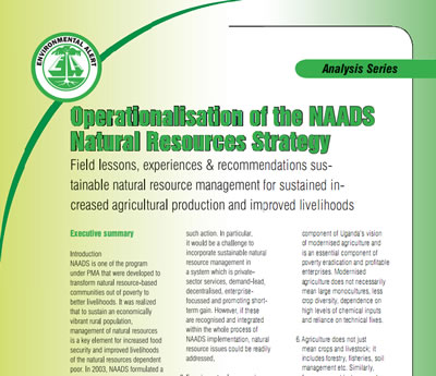 Operationalisation of NAADS